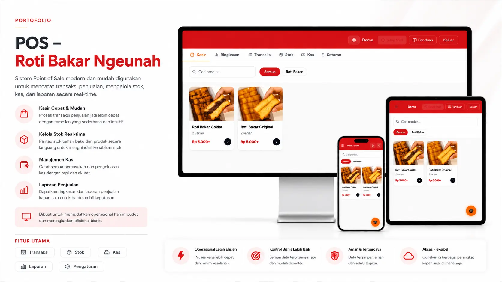 Sistem Kasir - Roti Bakar Ngeunah
